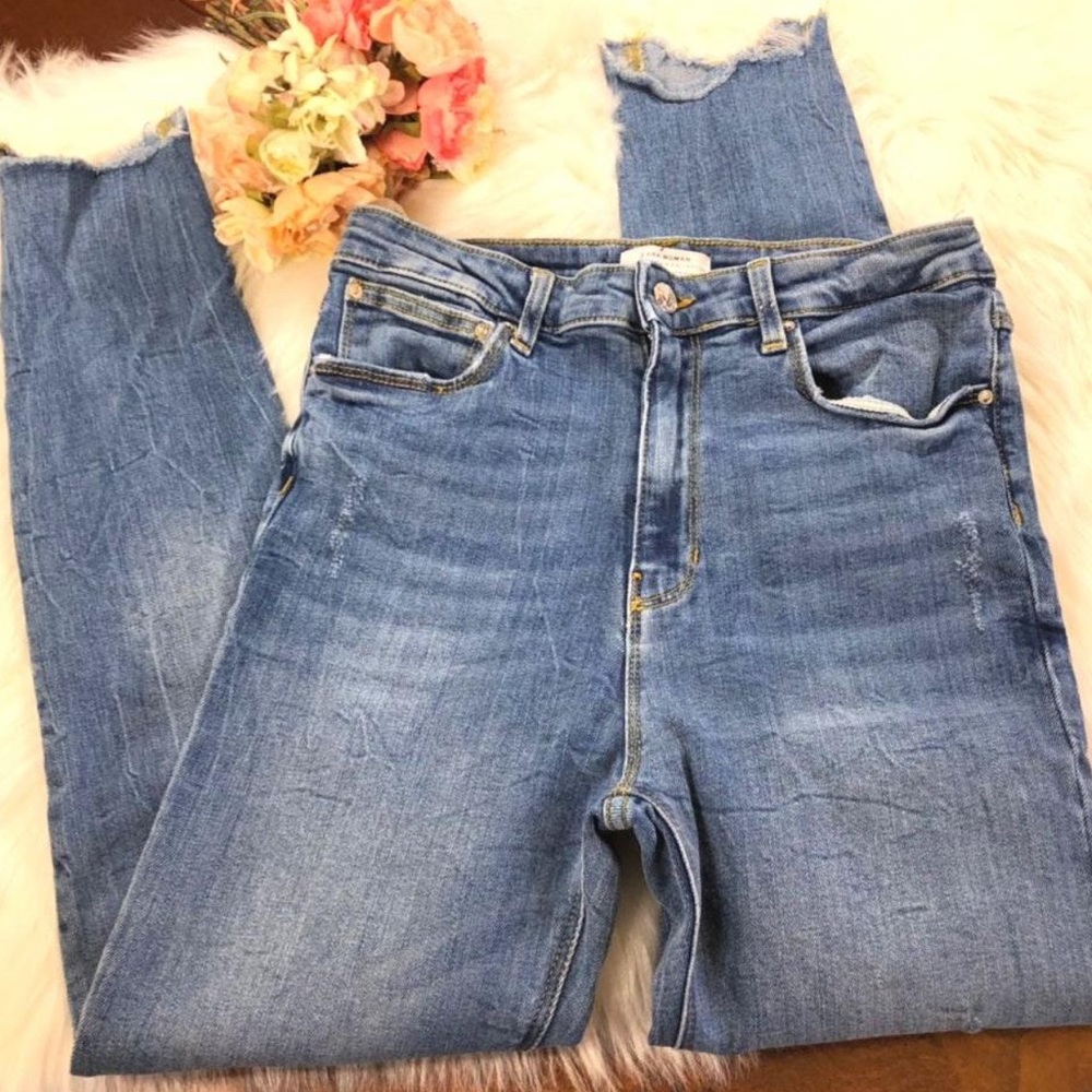 Zara Premium Denim Collection Skinny High Rise
